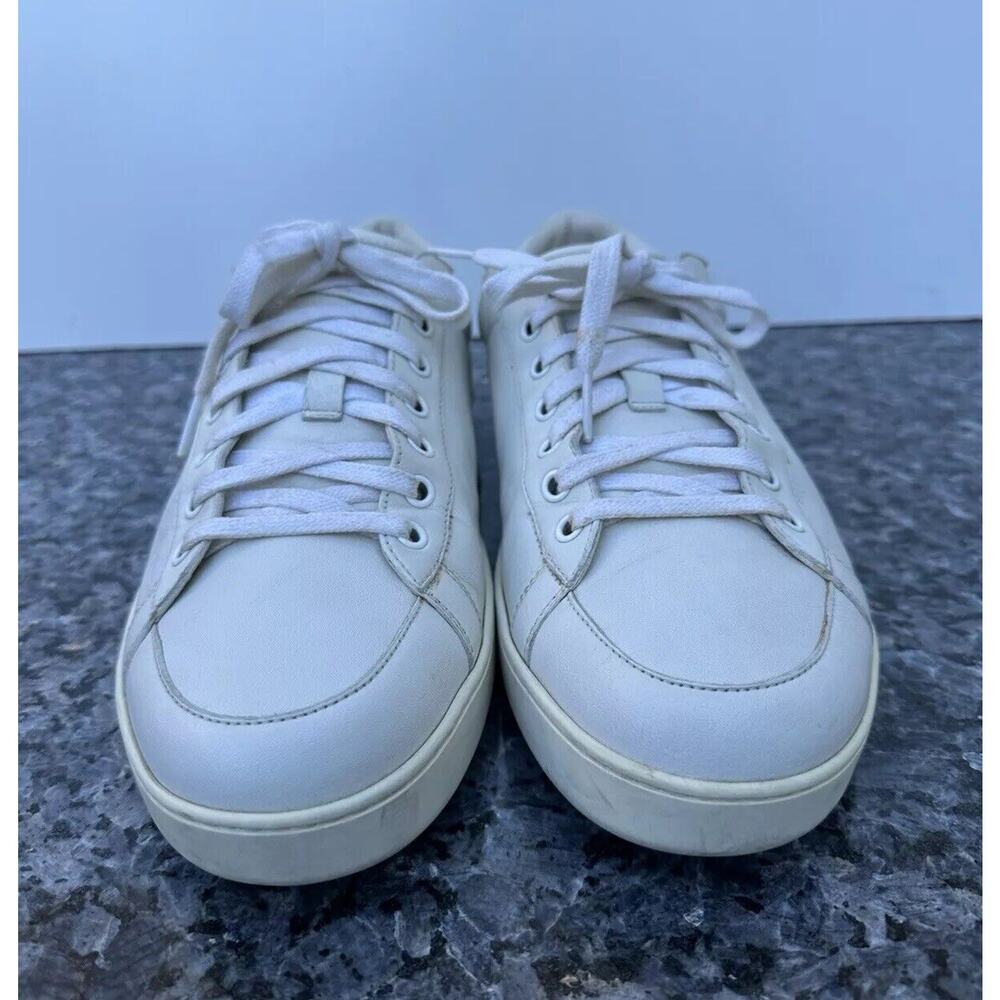 Gucci White Leather Low Top Sneakers Men’s Size 9.5 Missing Insole - Picture 10 of 15